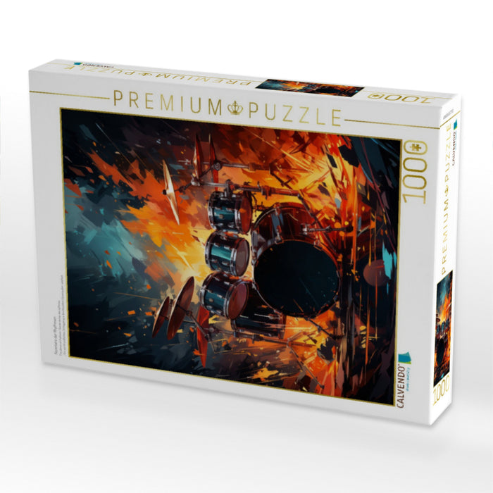 Feuertanz der Rhythmen - CALVENDO Foto-Puzzle'