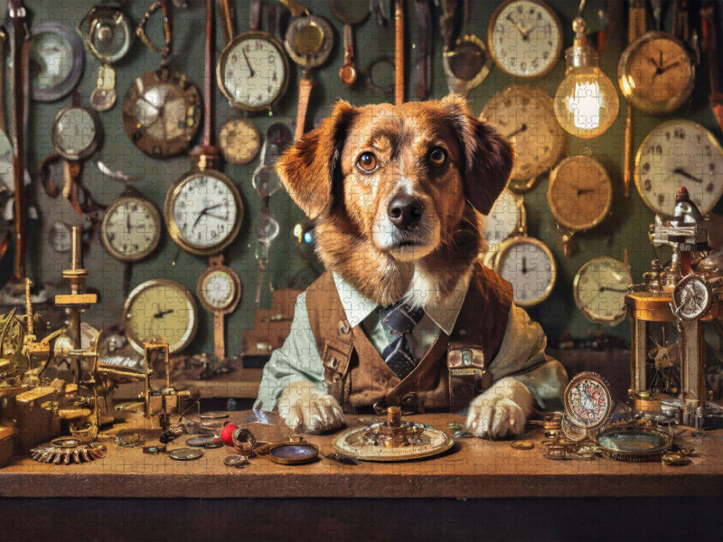 Der Uhrmacher - CALVENDO Foto-Puzzle'