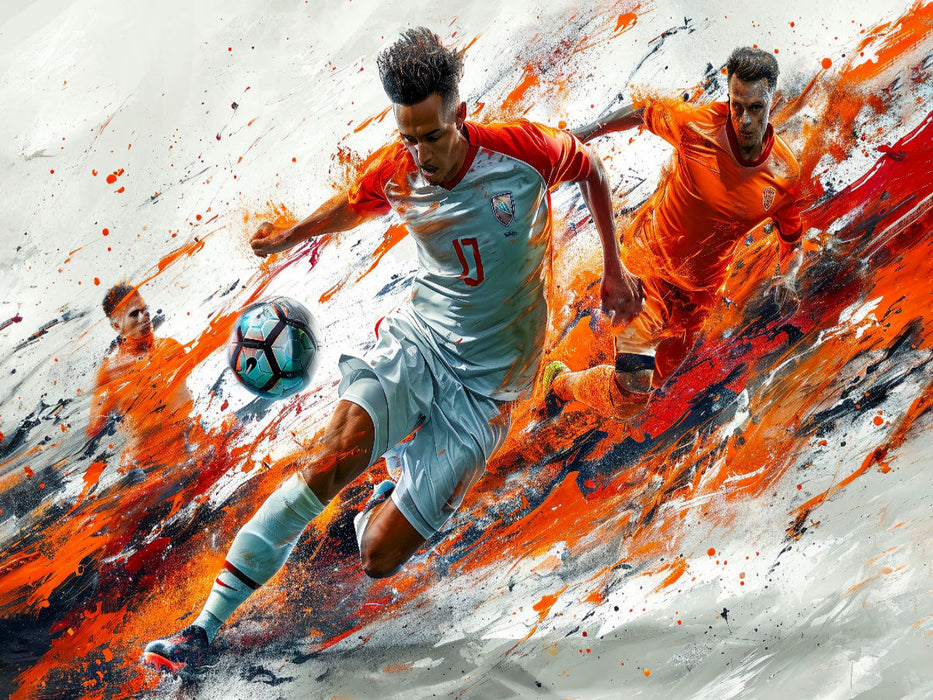 Fußball, Spiel nach vorn - CALVENDO Foto-Puzzle'