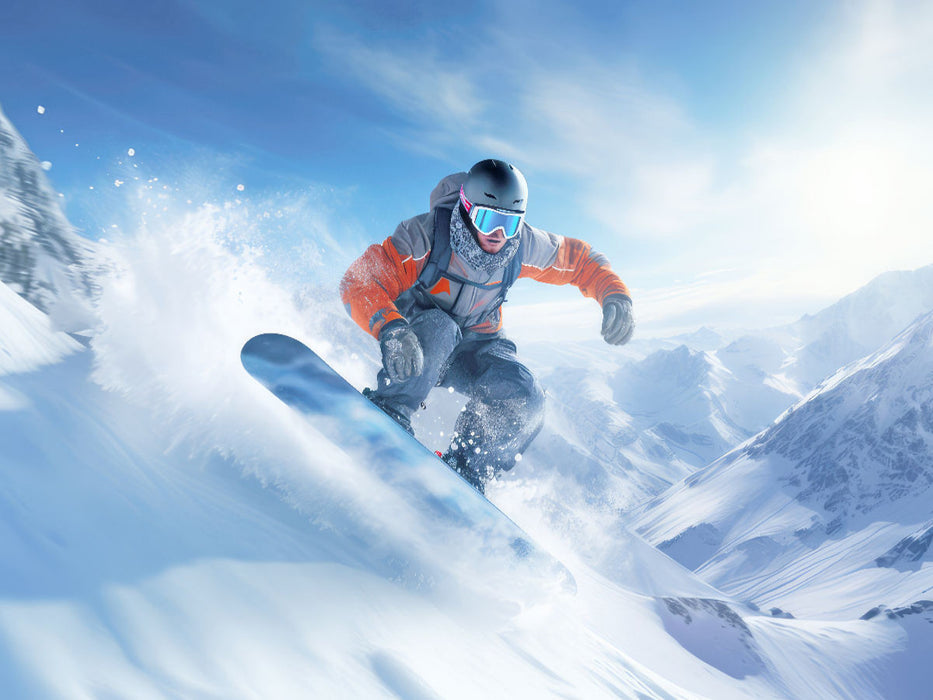 Snowboarder in Aktion - CALVENDO Foto-Puzzle'