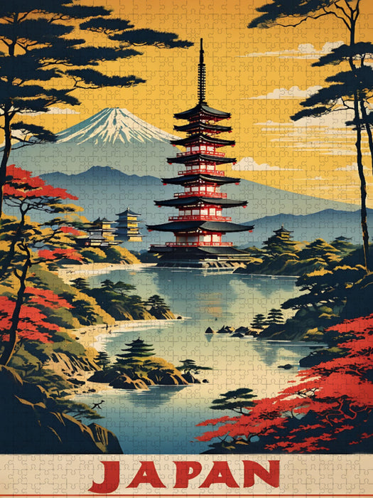 Entdecke die Mysterien Japans - CALVENDO Foto-Puzzle'