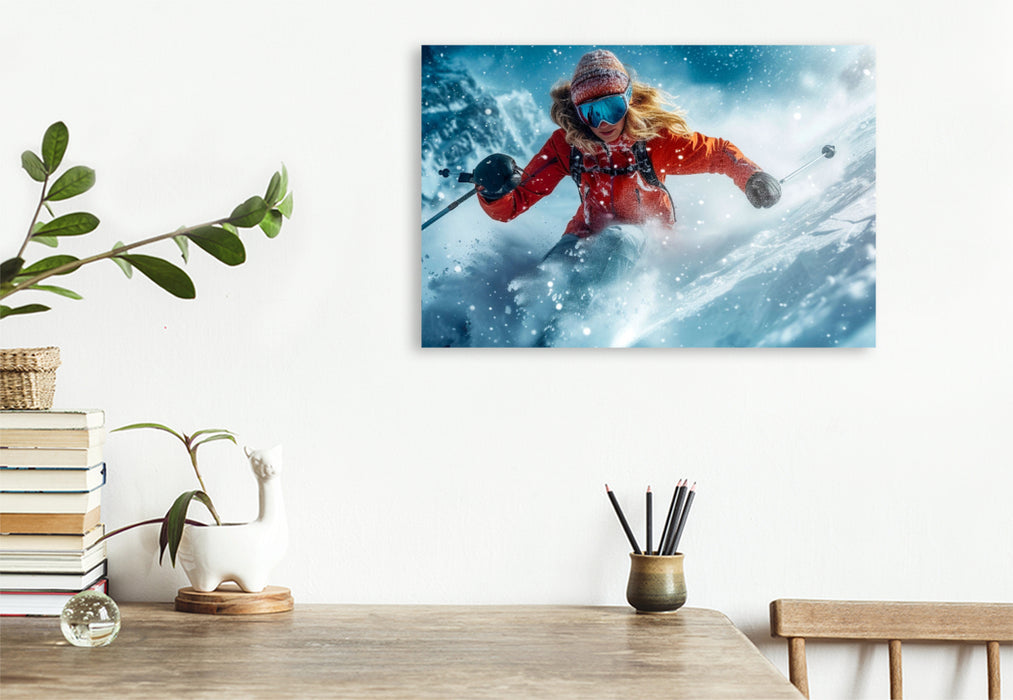 Le ski en toile textile premium, pure passion