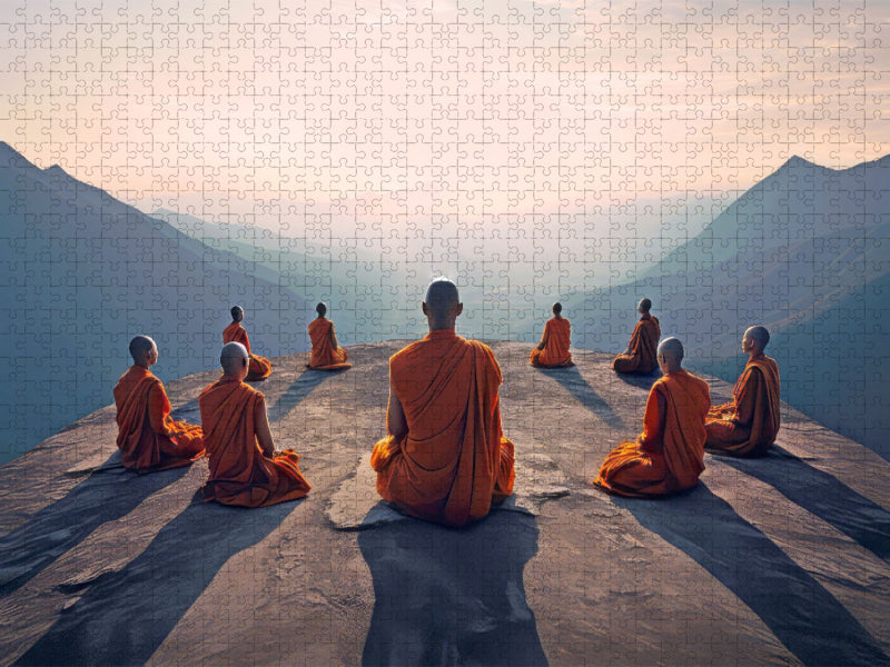 Meditation und ein weiter Horizont - CALVENDO Foto-Puzzle'