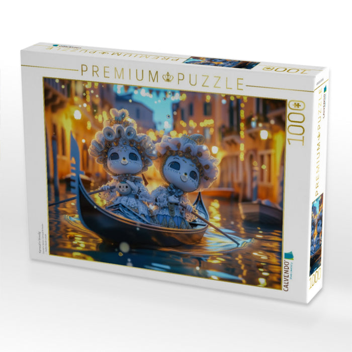 Karneval in Venedig - CALVENDO Foto-Puzzle'