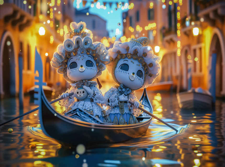 Karneval in Venedig - CALVENDO Foto-Puzzle'