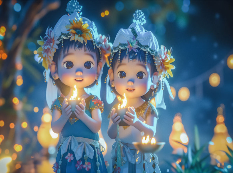 Lichterfest in Taiwan - CALVENDO Foto-Puzzle'