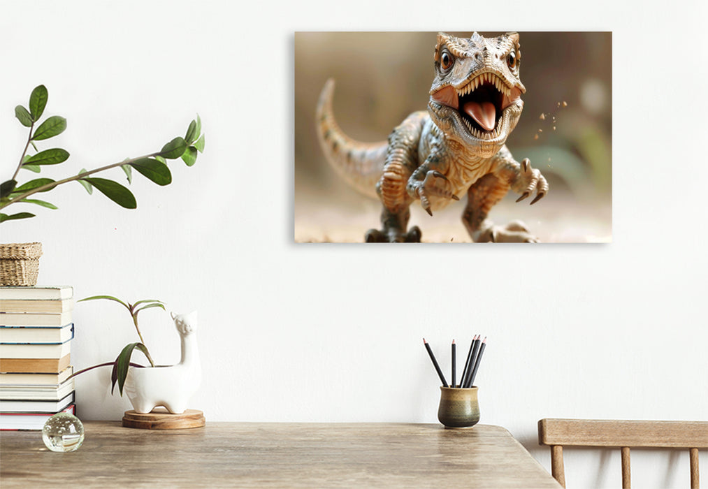 Premium Textil-Leinwand Ein Motiv aus dem Kalender "Dino-Babys"