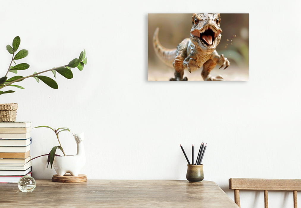 Premium Textil-Leinwand Ein Motiv aus dem Kalender "Dino-Babys"