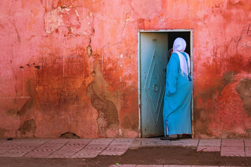Premium Textil-Leinwand Wohnen in Marrakesch