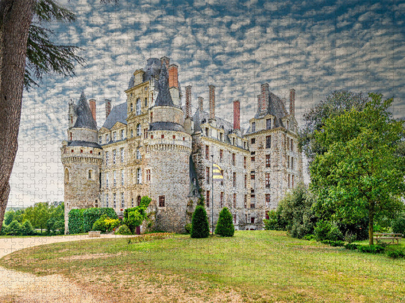Château de Brissac. Ein Motiv aus dem Kalender Châteaux. Im Tal der Loire - CALVENDO Foto-Puzzle'