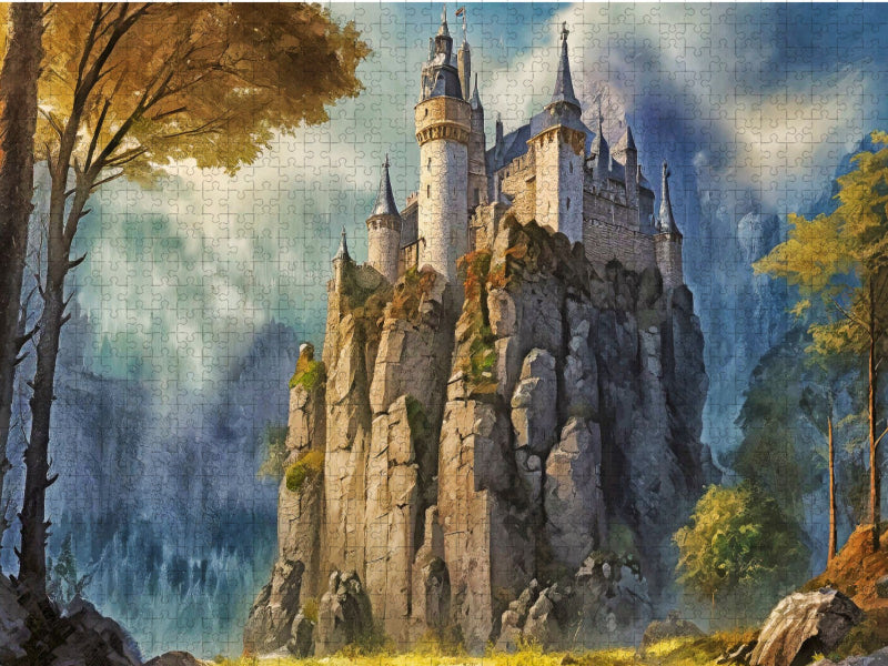 Die Felsenburg - CALVENDO Foto-Puzzle'