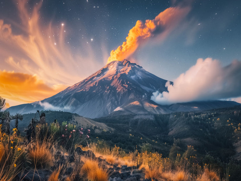 Popocatepetl - Mexiko - CALVENDO Foto-Puzzle'