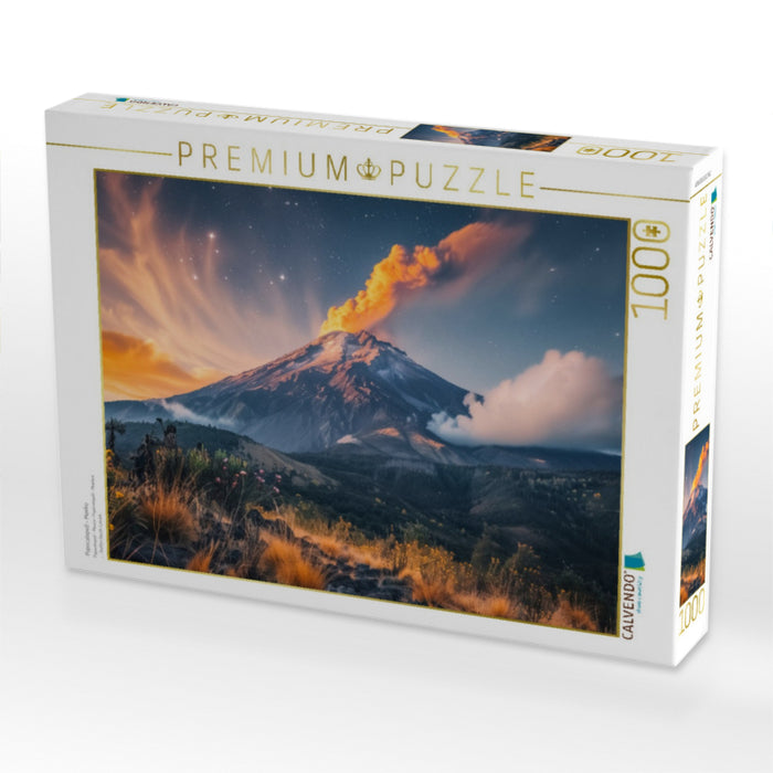 Popocatepetl - Mexiko - CALVENDO Foto-Puzzle'
