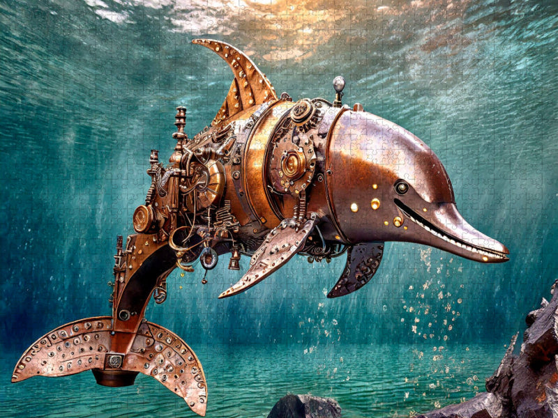 Dieter, der Delfin - CALVENDO Foto-Puzzle'