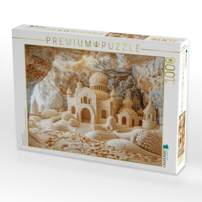 Skulptur aus Sand - CALVENDO Foto-Puzzle'