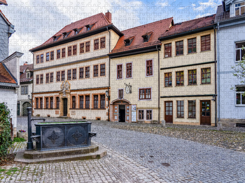 Brunnen an der Stiftsgasse - CALVENDO Foto-Puzzle'