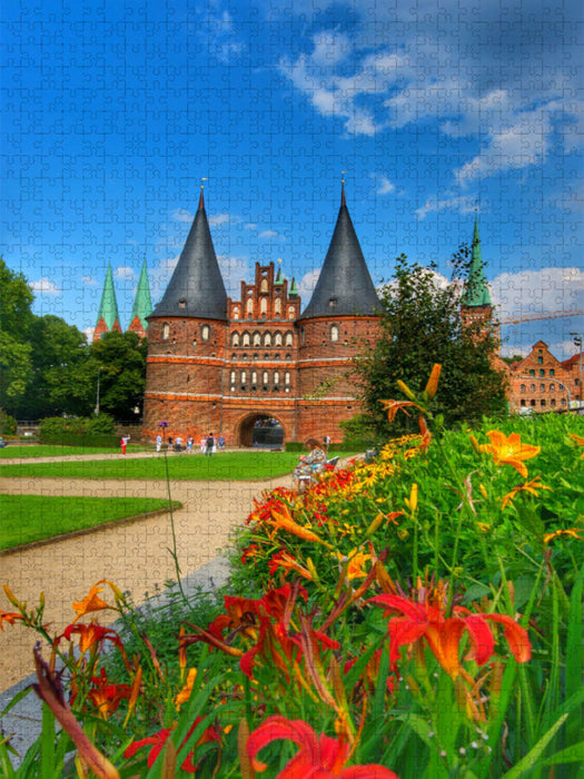 Schleswig-Holstein, Hansestadt Lübeck - CALVENDO Foto-Puzzle'