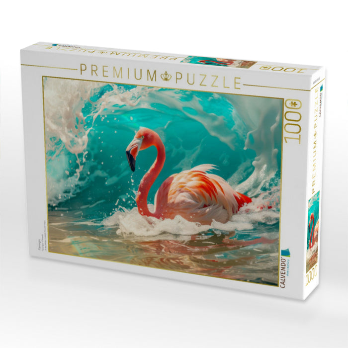 Flamingos - CALVENDO Foto-Puzzle'