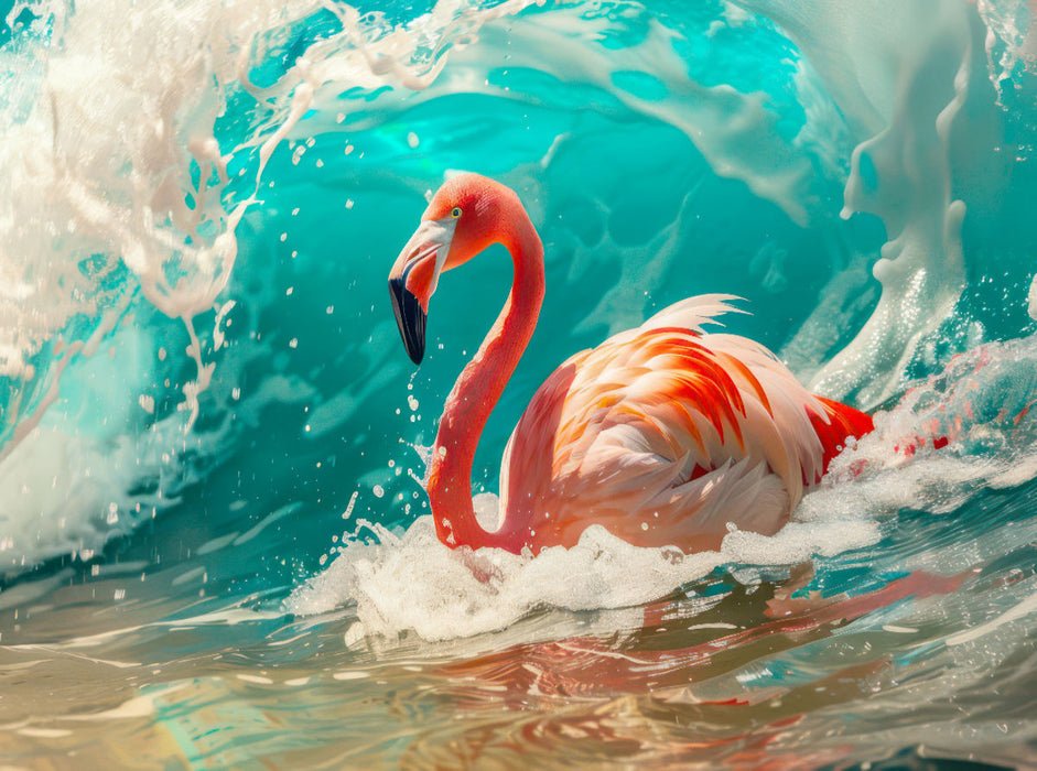 Flamingos - CALVENDO Foto-Puzzle'