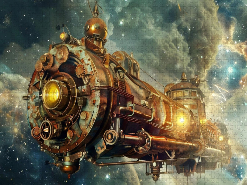 Ein Motiv aus dem Kalender "Steampunk im Weltall" - CALVENDO Foto-Puzzle'