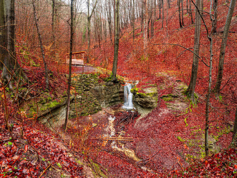 Wasserfall am Burschenplatz - CALVENDO Foto-Puzzle'