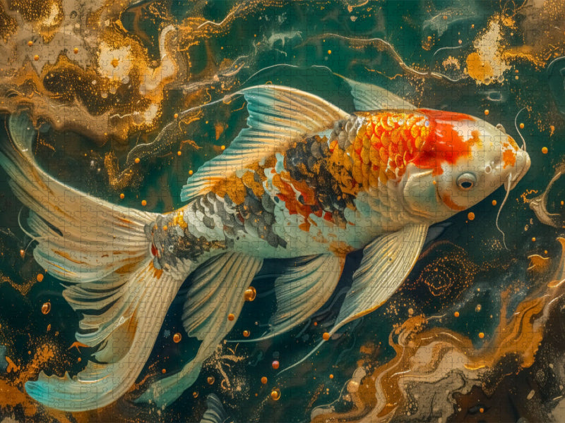 Koi - CALVENDO Foto-Puzzle'