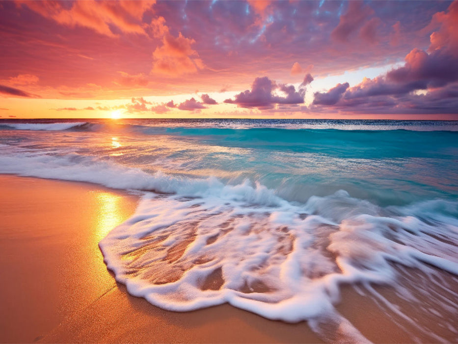 Sonnenuntergang im Paradies - CALVENDO Foto-Puzzle'