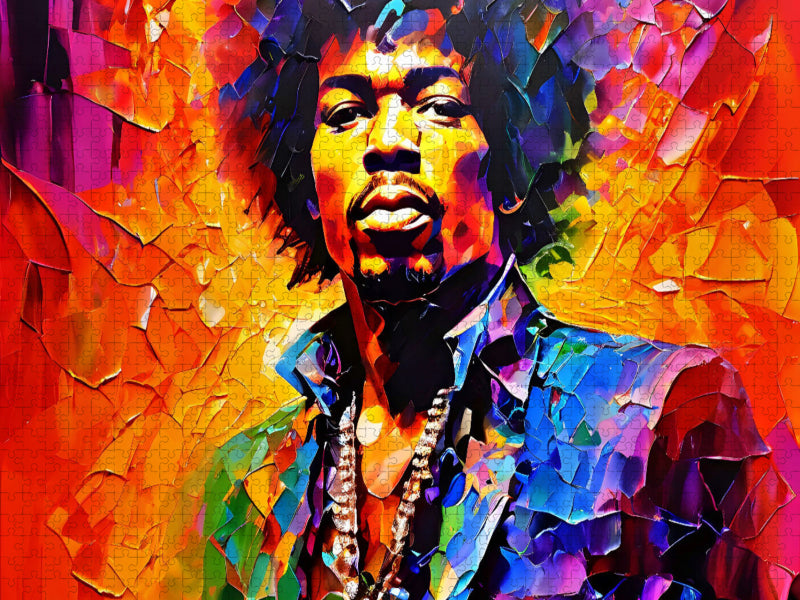 Jimi Hendrix - CALVENDO Foto-Puzzle'