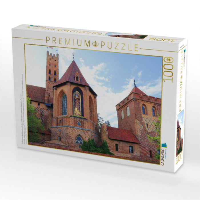 Ordensburg des Deutschen Ordens in Marienburg, polnisch Malbork, in Pommern - CALVENDO Foto-Puzzle'