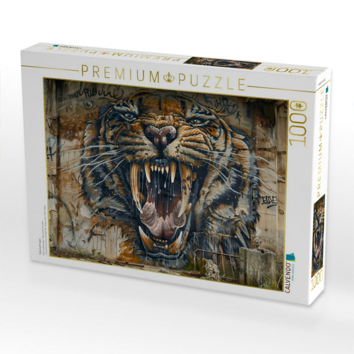Säbelzahntiger - CALVENDO Foto-Puzzle'