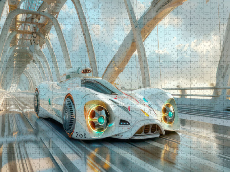 Futuristische Flitzer - CALVENDO Foto-Puzzle'