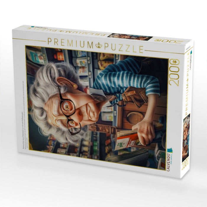 Rente ist der neue Vollzeitjob, nur mit mehr Kaffeepausen - CALVENDO Foto-Puzzle'