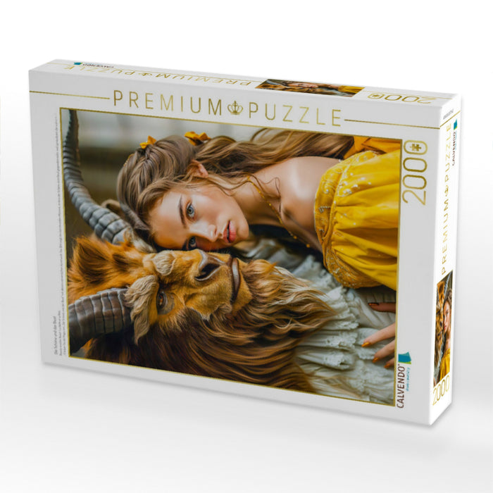 Die Schöne und das Biest - CALVENDO Foto-Puzzle'