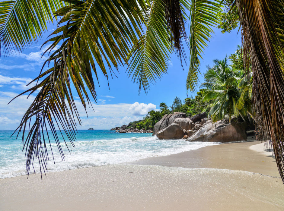 Anse Lazio auf Praslin - CALVENDO Foto-Puzzle'