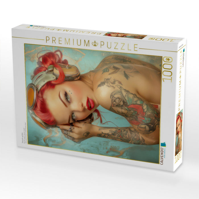 Sexy pin-up Girls - CALVENDO Foto-Puzzle'