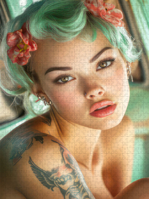 Sexy pin-up Girls - CALVENDO Foto-Puzzle'