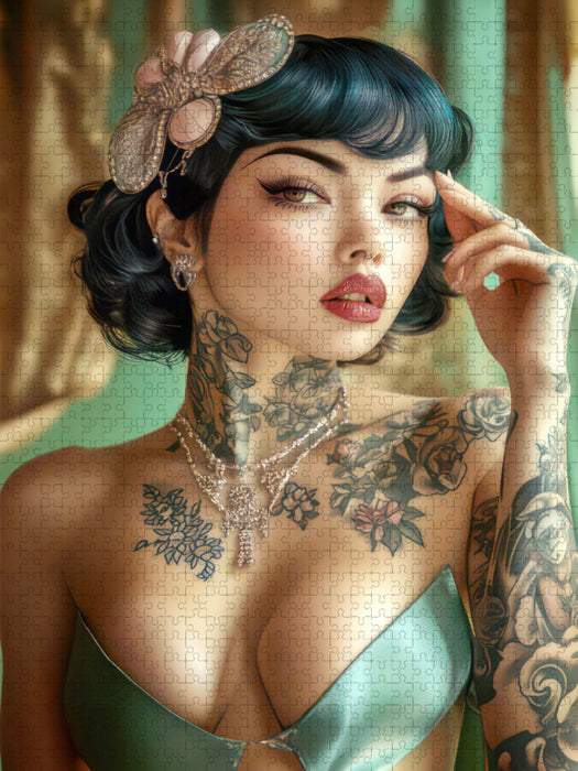 Sexy pin-up Girls - CALVENDO Foto-Puzzle'