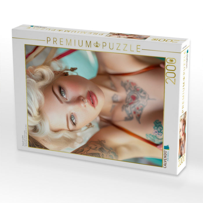 Sexy pin-up Girls - CALVENDO Foto-Puzzle'