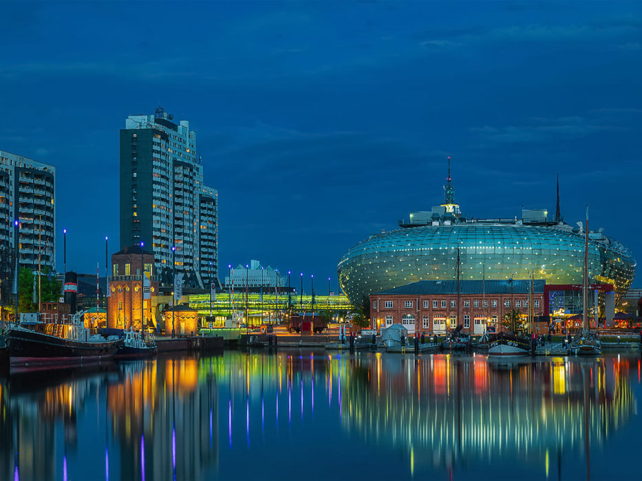 Panorma Havenwelten - Bremerhaven - CALVENDO Foto-Puzzle'