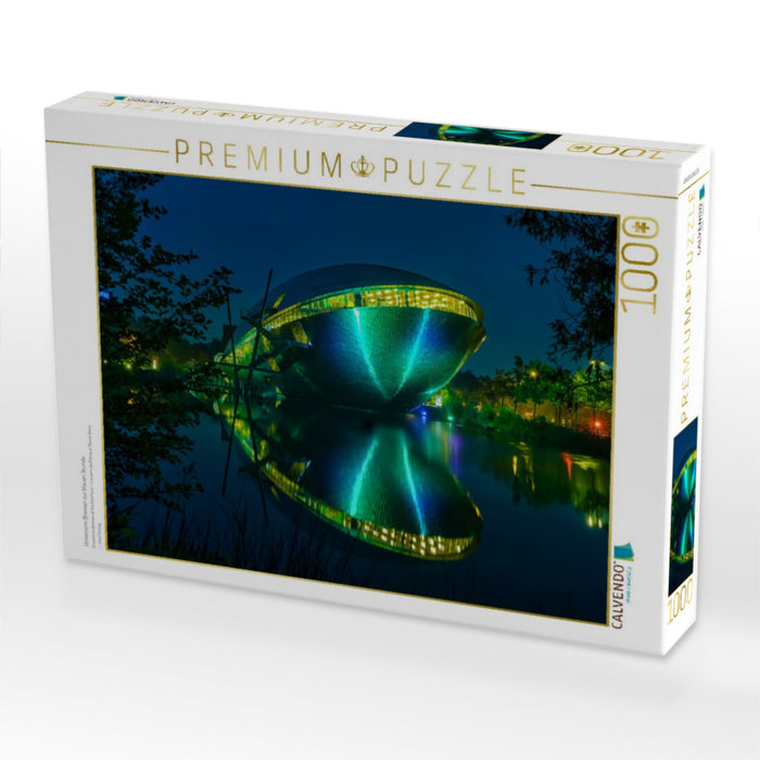 Universum Bremen zur blauen Stunde - CALVENDO Foto-Puzzle'