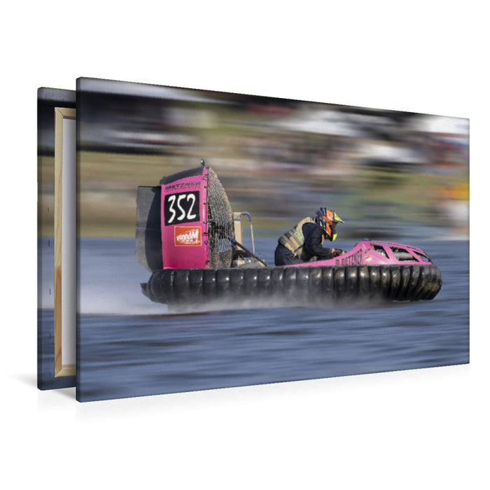 Premium Textil-Leinwand Aus dem Kalender „Hovercraft Formel 1 Weltmeisterschaft “.