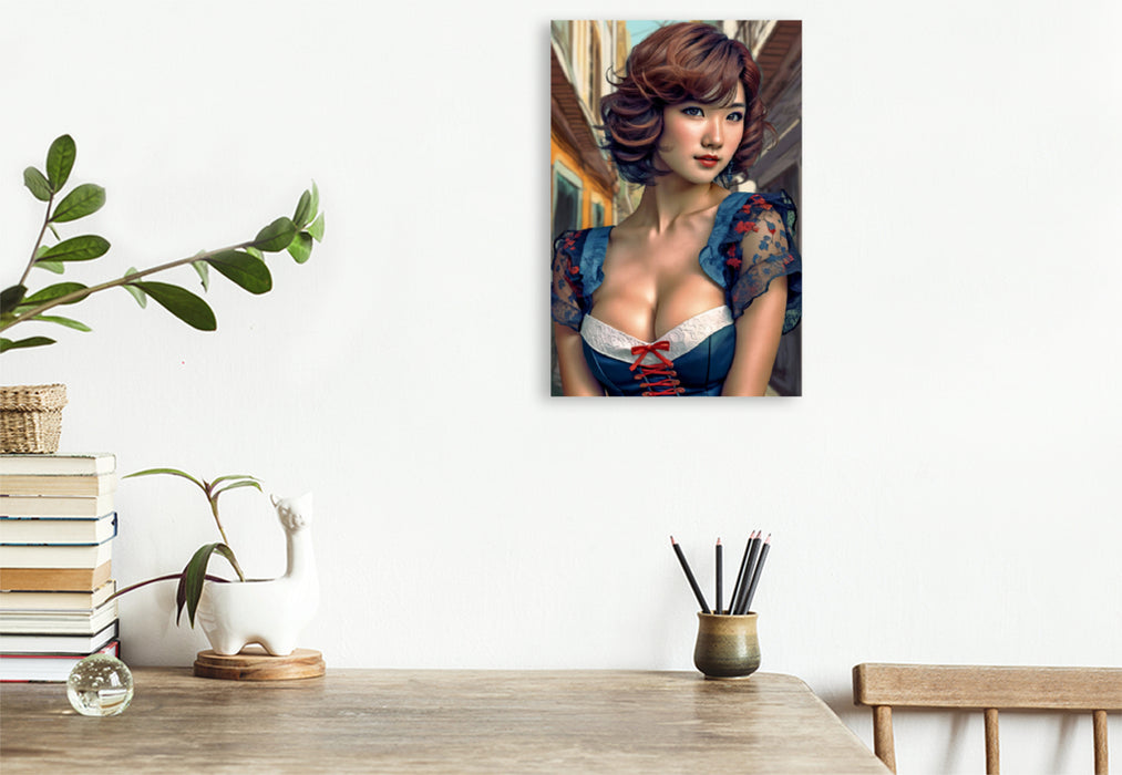 Premium Textil-Leinwand Mildred
