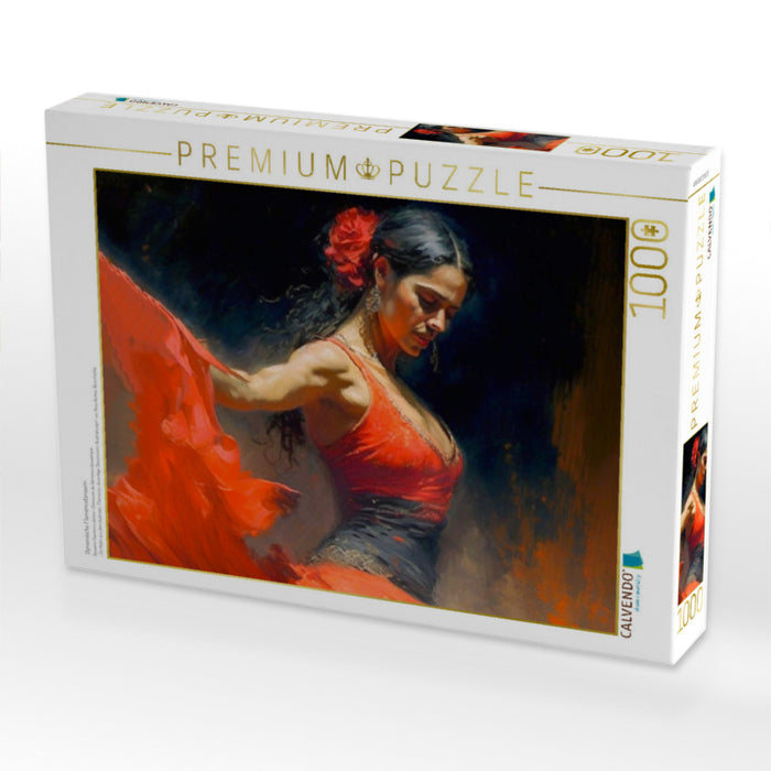 Dynamische Flamencotänzerin - CALVENDO Foto-Puzzle'