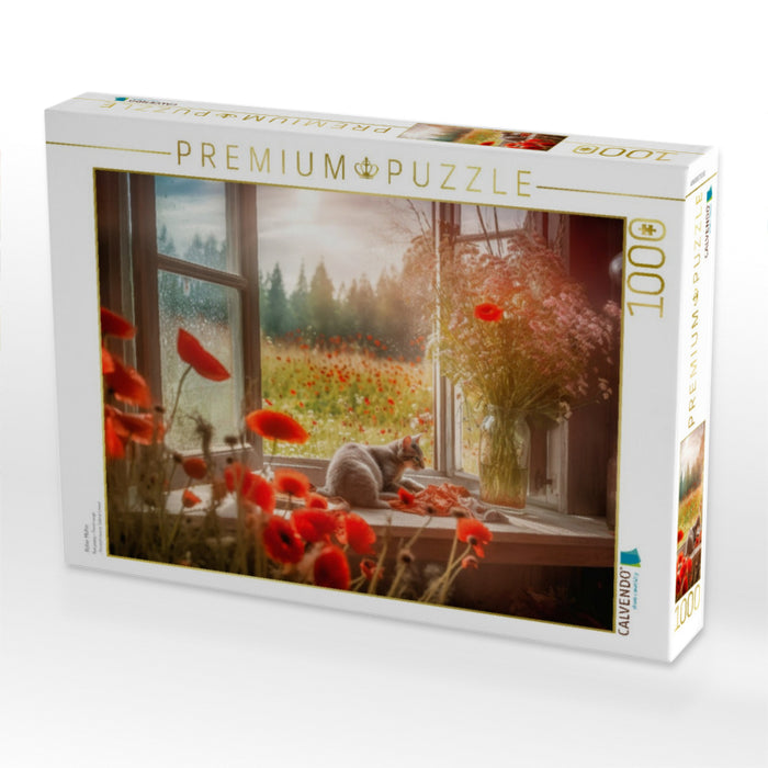 Roter Mohn - CALVENDO Foto-Puzzle'