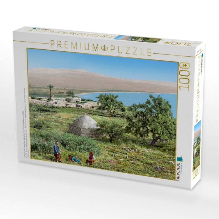 Heiliges Land – Magdala – Geburtsort von Maria Magdalene um 1900 - CALVENDO Foto-Puzzle'