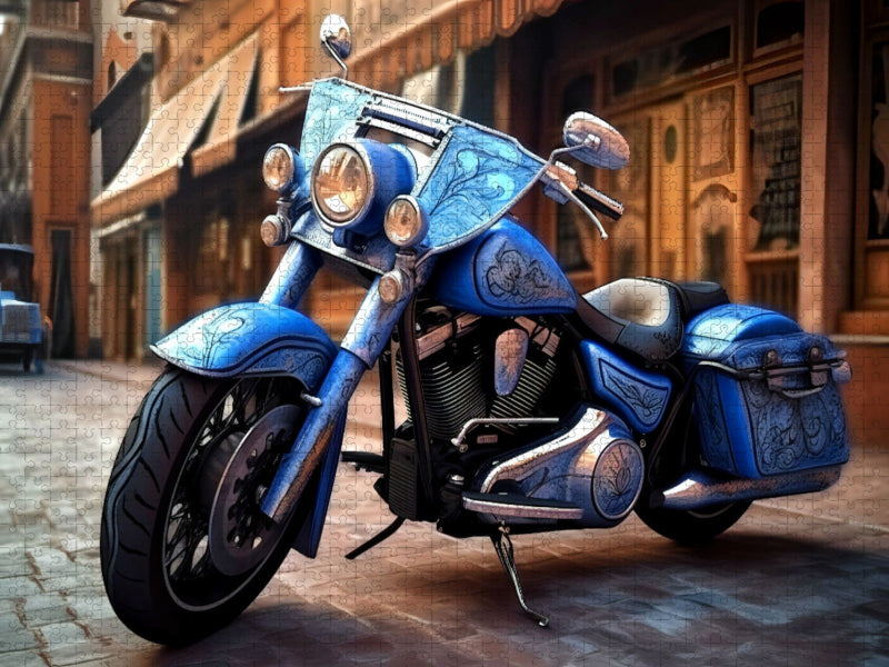 In den Straßen von Marrakesch - CALVENDO Foto-Puzzle'