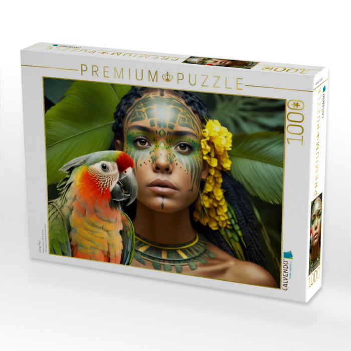 Junge Frau - CALVENDO Foto-Puzzle'