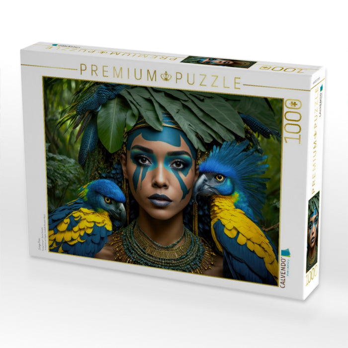 Junge Frau - CALVENDO Foto-Puzzle'