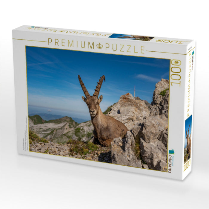Alpsteinpanorama - CALVENDO Foto-Puzzle'