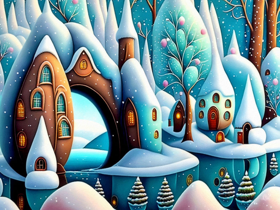 Ein Wintertag - CALVENDO Foto-Puzzle'